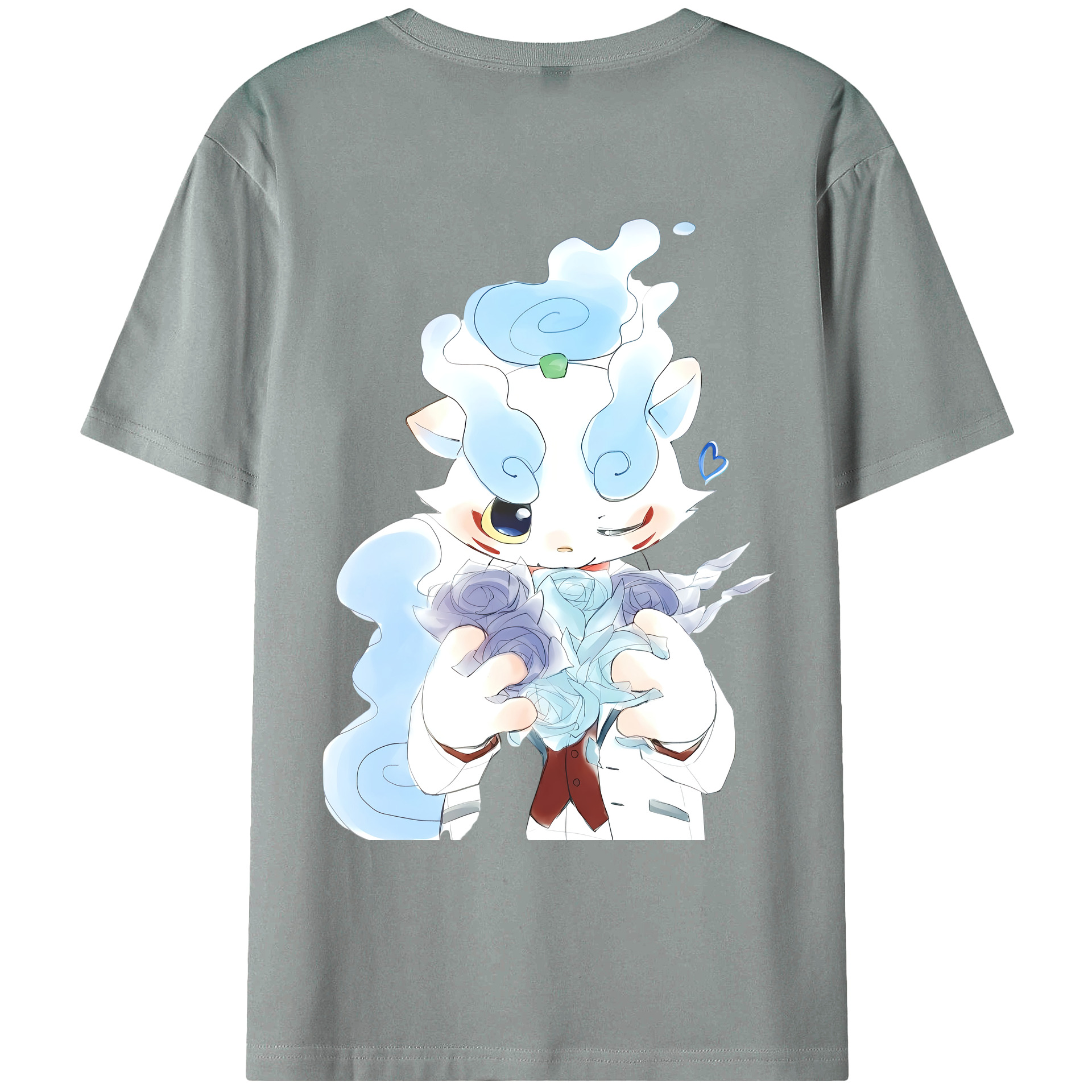 （画像用） 妖怪ウォッチ Yo-kai Watch 綿100％ メンズ半袖Tシャツ（バックプリント） 通気性